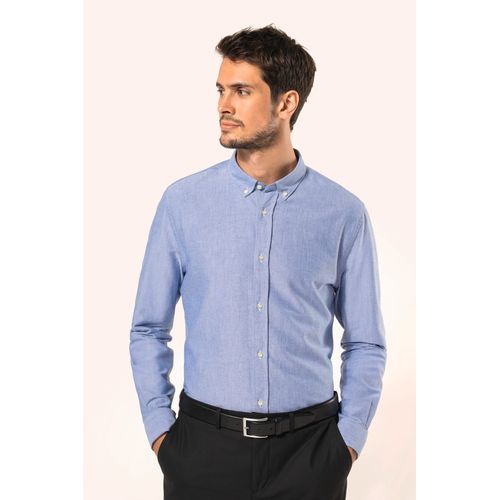 [PK503] Chemise Oxford manches longues homme
