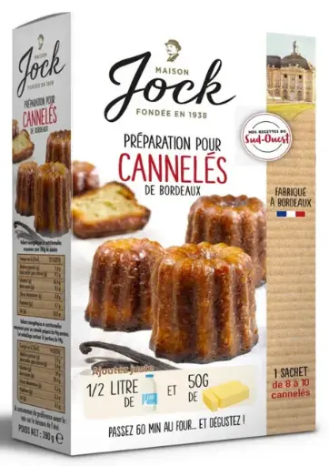 [Preparation Cannelés] Préparation pour cannelé de Bordeaux, Maison Jock - 390g
